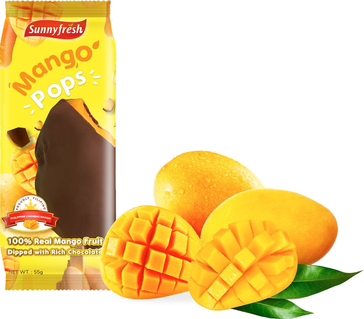Frozen Mango Pops 6 pieces (5570 gms/pc) Sunnyfresh Delivery
